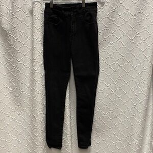 California Vintage size 3/26 Black Skinny Jeans stretch comfy‎ casual ankle edgy